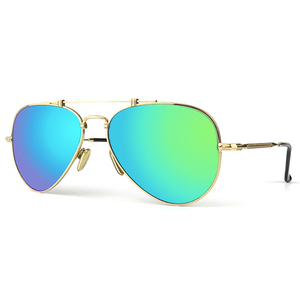 Men Women Glasses Green <strong>Aviation</strong> <strong>Style</strong> Smart <strong>Sunglasses</strong> for Anti Blue Light Uv400 - Product Image 4