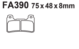 Pastillas de freno delanteras de disco de motocicleta FA390HH sinterizadas para <span class=keywords><strong>Honda</strong></span> CBR 600 <span class=keywords><strong>1000</strong></span> <span class=keywords><strong>VFR</strong></span> 800 CB <span class=keywords><strong>1000</strong></span> Yamaha YZF R1 M1 - Product Image 6