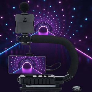 Soporte de Luz de Relleno para Micrófono AY-49U, Luz LED Portátil para Selfies, Luz en Forma de U para Transmisión en Vivo al Aire Libre - Product Image 2