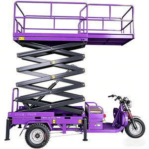 Plateforme Aérienne à Trois Roues 4m 500kg pour l'Entretien des Parcs d'Attractions - Vente Directe Fabricant - Product Image 3