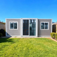 Casa Modular Prefabricada de Lujo, Portátil, de 2-3 Dormitorios, Casa Pequeña Expandible de 20 pies/40 pies, Tipo Contenedor, Villa, Apartamento