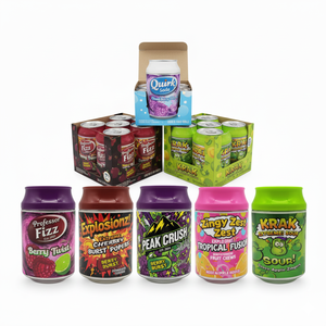 Trong Kho 3.5G Soda Cho Coke Kẹo Lon Với Đầy Màu Sắc Hàng Đầu Rỗng Có Thể Bao Bì Cho Gummy Đồ Ăn Nhẹ Nhựa Lọ Có Tính Năng Vít Nắp - Product Image 2