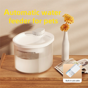 Abreuvoir automatique sans fil à capteur intelligent Fontaine à eau infrarouge non électrique pour chat pour la maison/le bureau Bols et mangeoires pour animaux de compagnie - Product Image 5