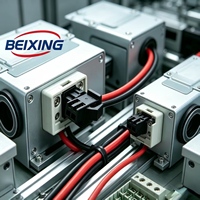 Adaptateur de montage personnalisé BeiXing A00068 1,0 mm, connecteur 4 broches, câble de batterie PTFE & PVC, indice de protection IP66 pour appareils électroménagers et motos