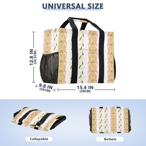High Quality Customs logo Fashion Waterproof Girl Travel <b>Beach</b> <b>Bag</b> Lightweight Hawaii Printing Tyvek Tote <b>Bag</b> - Product Image 3
