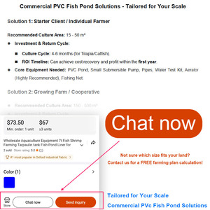 Bạt PVC ao cá nặng nhiệm vụ chi phí hiệu quả cho phi cá rô phi và cá da trơn nuôi tùy chỉnh kích thước - Product Image 6