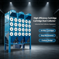 Collecteur de poussière horizontal industriel à cartouches, unité de filtration pour l'extraction des fumées de soudage, pour l'élimination des fumées de soudage