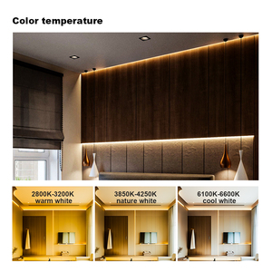 Tira de Luz LED COB en Oferta, 2800K-6600K, DC12V, CRI90, Ra90, >80LM/W, 296LED/M, Cinta de Doble Cara, Corte de 125mm, IP65, Decoración para Exteriores - Product Image 3