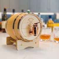 Vente en gros de barils à vin en bois de nouvelle conception, barils en bois faits à la main pour le stockage des spiritueux, barils à whisky vintage