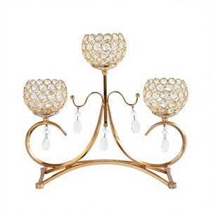 Support de bougie rectangulaire en acrylique miroir lisse, design élégant, 118 cm, pour mariage et décoration intérieure de luxe - Product Image 1