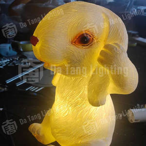 Rabbit Shape Motif Lamp For Holiday Park Decoration Outdoor Ip65 Waterproof Landscape Decorative <b>Light</b> - Product Image 2