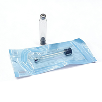 Cartucho de Vidrio Transparente Personalizado de 3 ml, Botella para Cartucho de Vidrio con Tapa de Aluminio