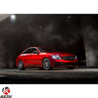 Calandre frontale à lèvre pour BENZ W205 C205 2019 — 2015, Grille de protection de haute qualité Style C63 pour voiture de modèle 2021