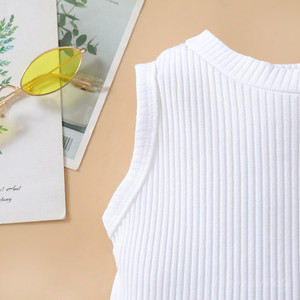Set di abiti estivi <span class=keywords><strong>per</strong></span> ragazze alla moda Set di vestiti <span class=keywords><strong>per</strong></span> bambini gilet senza maniche <span class=keywords><strong>per</strong></span> ragazze <span class=keywords><strong>pantaloni</strong></span> <span class=keywords><strong>larghi</strong></span> in Denim abbigliamento <span class=keywords><strong>per</strong></span> bambini - Product Image 5