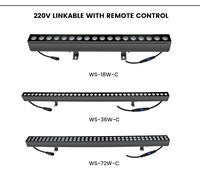 Projecteur mural LED RGBW IP65 avec contrôle Bluetooth, couleur et blanc réglables, pour l'éclairage architectural et paysager