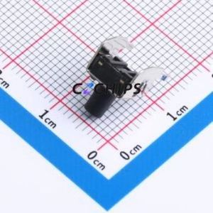 K2-1102AQ-J4CW-01 Tactile Switch Through hole Component THT Switch Single Pole Single Throw Round Button 2.5N Right Angle Insert - Product Image 2