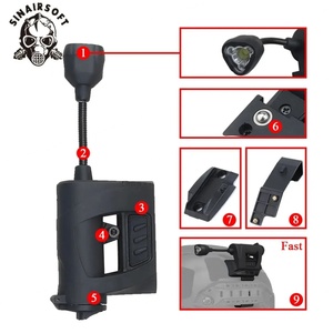 Lampe de signalisation de survie pliable pour la chasse et la pêche en plein air, lampe tactique pour casque, 4 modes, vert, rouge, blanc, IR, lampe pour casque - Product Image 3