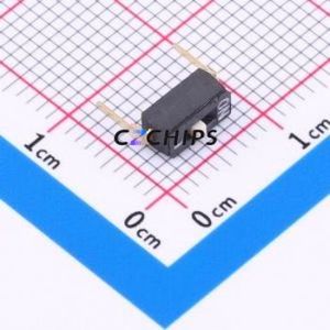HX 2.54-1P CJGT DIP Switch DIP,2.54x6mm Switch Flat Toggle, Raised Type Single Pole Single Throw 1 PC Pin - Product Image 1