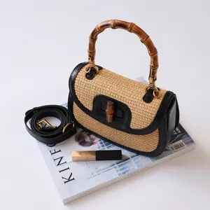 Genuine <strong>Leather</strong> <strong>Women</strong> Handbags Ladies Designer Bag 2022 Handbags <strong>for</strong> <strong>Women</strong> Luxury Bamboo Bag Cover Polyester Lock <strong>Satchels</strong> - Product Image 5