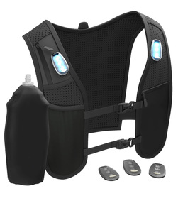 Gilet lumineux LED réfléchissant multifonctionnel pour les sports de plein air, le jogging, la randonnée, le cyclisme, la course à pied, avec sacs d'hydratation et pour téléphone portable - Product Image 6