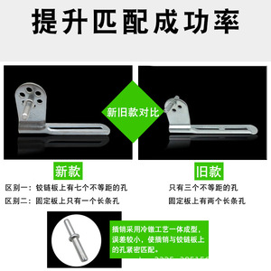 Charnière de réfrigérateur Jinsheng en fer poli pour réfrigérateur-congélateur, pièces de réglage - Product Image 5