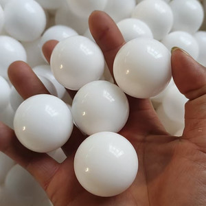 Sfere in Plastica <span class=keywords><strong>POM</strong></span> Bianca Solida da 25mm e 34mm per Mouse da Computer - Product Image 1