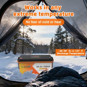 Bluesun Kleine 12V 24V Lithiumbatterij 100ah 200ah Buiten Zonne-Batterij Eu Magazijn - Product Image 2