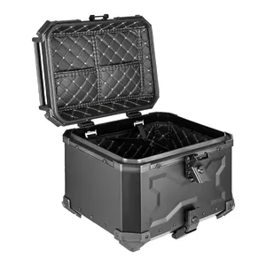 Boîte à bagages arrière pour moto 55L en PP, noire, avec serrure, universelle pour <span class=keywords><strong>BMW</strong></span> <span class=keywords><strong>R1200GS</strong></span> R1250GS <span class=keywords><strong>R1200GS</strong></span> 1200 GS LC ADV - Product Image 6