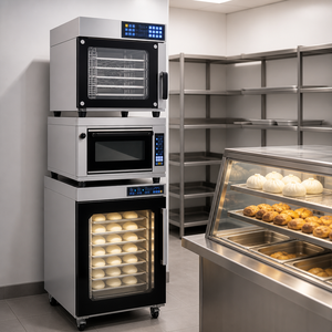<span class=keywords><strong>Forno</strong></span> Combinato <span class=keywords><strong>per</strong></span> Lievitazione e Cottura 60x40cm con Display e Controllo Digitale <span class=keywords><strong>per</strong></span> Attività di Panificazione - Product Image 5