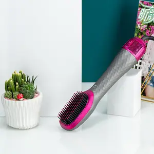 Manufacturer Dongguan Hot Air Straightening Dryer Electric Combs Blow Dryers Comb Hair Brush