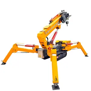 1.2T 3T 5T 8T Remote Controlled Telescopic Diesel Crawler Cranes