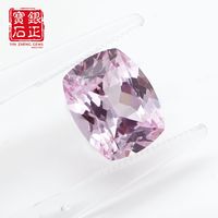 Sakura Rosa Laborgezüchteter Saphir in Kissenform, loser Korund-Edelstein, kundenspezifische Größen, Großhandel für Schmuckherstellung und DIY-Einstellung