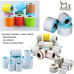Étiquettes autocollantes thermiques en papier PET 4x6 personnalisées, recyclables, en rouleau, pour imprimante thermique, best-seller - Product Image 3