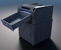 Machine de découpe automatique à alimentation par feuille, à adsorption, à moteur servo, à double tête, pour le découpage de stickers, d'étiquettes et de roues