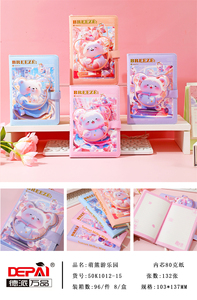 All'ingrosso Kawaii grazioso taccuino di decompressione A6 eco-friendly eco-friendly in pelle PU studenti <span class=keywords><strong>Anime</strong></span> <span class=keywords><strong>Anime</strong></span> diario dei fan - Product Image 6