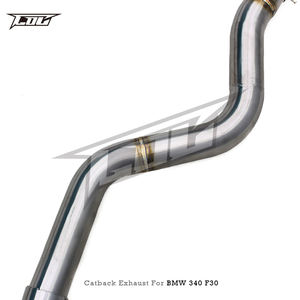 Tubo de escape recto COC para <span class=keywords><strong>BMW</strong></span> 335i <span class=keywords><strong>340i</strong></span> F30 <span class=keywords><strong>F31</strong></span> 3,0 T 2012-2016 sistema de escape Catback de acero inoxidable sin válvula - Product Image 5