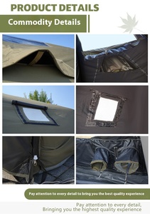 Carpa de Camping Portátil Ultra Resistente de 4.5m, Impermeable, para las Cuatro Estaciones, con Toldo Expandible, Resistente a los Rayos UV, de Oxford - Product Image 5