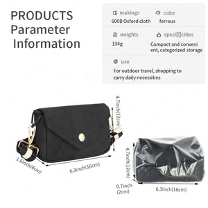 Fashion Designer <b>Mini</b> Cute Sling Fanny Chest Pack Trendy Vegan Leather <b>Crossbody</b> <b>Bags</b> - Product Image 2
