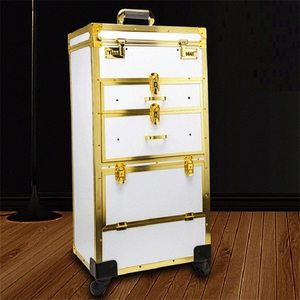 Boîte à outils valise coiffeur barbier boîte de rangement <span class=keywords><strong>coiffure</strong></span> grande capacité bagages avec tiroir étui personnalisé mode personnalisée - Product Image 3
