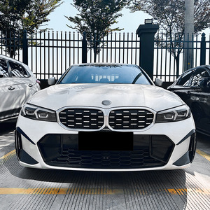 Bmw 3 Series G20 G21 Lci M Sport Front Air Intake Grille <b>Decal</b> Piano Black Carbon Fiber Texture Adhesive Modification - Product Image 2