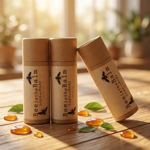 หลอดกระดาษคราฟท์แบบกดขึ้นได้ ย่อยสลายได้ทางชีวภาพ สำหรับบรรจุภัณฑ์เครื่องสำอางบาล์มแบบแท่ง - Product Image 1