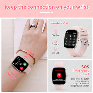 2025 новые умные часы S5 фитнес-трекер BT Calling IP68 Водонепроницаемый мониторинг сердечного ритма и артериального давления для мужчин и женщин - Product Image 6