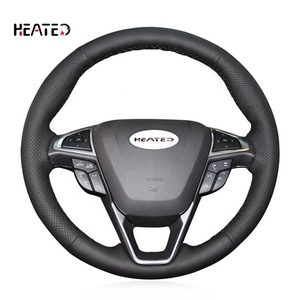 <span class=keywords><strong>Funda</strong></span> de Cuero Deportiva para <span class=keywords><strong>Volante</strong></span> de 4 Radios para <span class=keywords><strong>Ford</strong></span> <span class=keywords><strong>Mondeo</strong></span> Fusion Edge 2013-2019 - Product Image 1