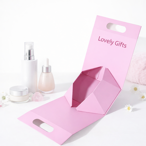 Boîte d'emballage cosmétique personnalisée, boîte cadeau rigide pliable pour ensemble de soins de la peau, laminage mat, logo personnalisé, fabricant - Product Image 3