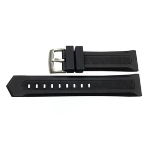Correa de silicona negra de gama alta de 20mm y 22mm para correa de <span class=keywords><strong>reloj</strong></span> de goma <span class=keywords><strong>Heuer</strong></span> Watch Stripe - Product Image 3