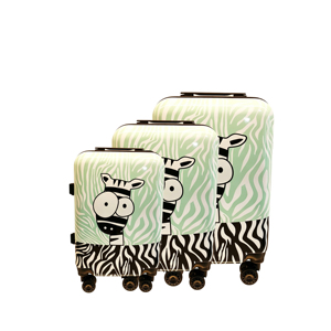 Ensemble de bagages en polycarbonate rigide 3 pièces au design tendance avec logo personnalisé et roulettes pivotantes fluides pour les voyages d'affaires - Product Image 4