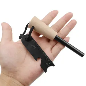 Outdoor Environmentally Emergency Friction Magnesium Fire Starter Wood Firesteel Camping Hiking Lighter Fire Starter