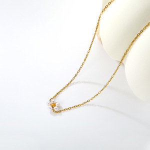 Collar con Colgante de Moda, Aleación de Zinc, Diseño de Árbol de Coco y Rayo, Color Plata y Oro, Joyería de Regalo Informal - Product Image 4