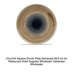 Aqueos Flat <b>Plate</b> 28.8 cm Churchill Stonecast -12 - Product Image 2