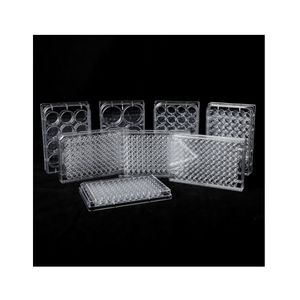 يمكن التخلص منها 6 12 24 48 96 لوحة زراعة الخلايا جيدا لوحة زراعة الأنسجة المعقمة لوحة مستوية القاع لوحة زراعة البكتيريا - Product Image 1